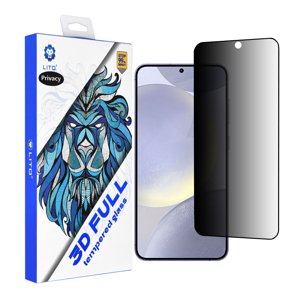 Lito – 3D Full Cover ochranné sklo pre Samsung Galaxy S24 Plus / S25 Plus – privacy KF2348412