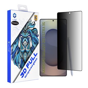 Lito – 3D Full Cover ochranné sklo pre Samsung Galaxy S25 Ultra – privacy KF2348414