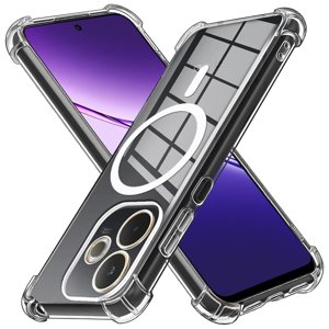 Techsuit - Shockproof Clear Silicone MagSafe - Oppo A5 Pro 4G / A5 Pro 5G - Clear KF2348643