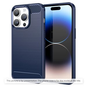 Techsuit - Carbon Silicone - iPhone 17 Pro Max - Blue KF2348717