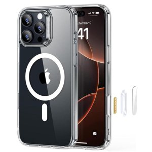 ESR – Classic Hybrid HaloLock puzdro pre iPhone 16 Pro – priehľadné KF2349022