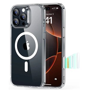 ESR – Classic Hybrid HaloLock puzdro pre iPhone 16 Pro Max – priehľadné KF2349025