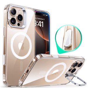 ESR – Classic Hybrid HaloLock puzdro so stojanom pre iPhone 16 Pro – priehľadné KF2349033