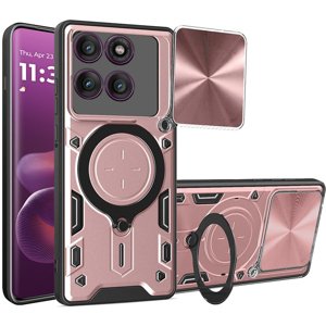 Techsuit – CamGuard Pro puzdro pre Motorola Edge 60 Pro – ružovo-zlaté KF2349090