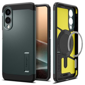 Spigen – Tough Armor MagSafe puzdro pre Samsung Galaxy S25 Edge – Abyss zelené KF2349204
