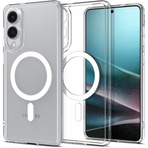 Spigen – Ultra Hybrid MagSafe puzdro pre Samsung Galaxy S25 Edge – priehľadné/biele KF2349212