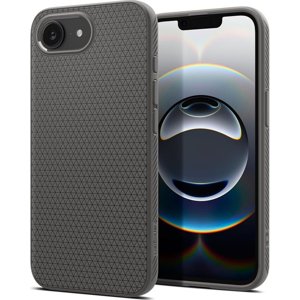 Spigen – Liquid Air puzdro pre iPhone 16e – mramorová sivá KF2349744