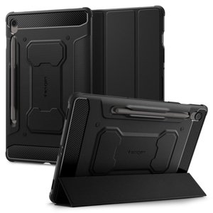Spigen - Rugged Armor Pro ochranný obal pre Samsung Galaxy Tab S10 FE Plus - čierny KF2350860
