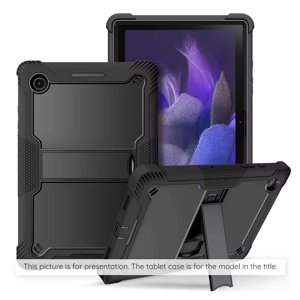 Techsuit - Rugged TabShell ochranný obal + ochranné sklo na Xiaomi Redmi Pad 2 - čierny KF2350896
