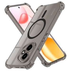 Techsuit - Shockproof Clear Silicone MagSafe - iPhone 15 Plus - Smoke Black KF2351267