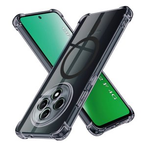 Techsuit - Shockproof Clear Silicone MagSafe - Oppo Reno12 F 4G / Reno12 F 5G / Reno12 FS 4G / Reno12 FS 5G - Smoke Black KF2351391