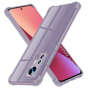 Techsuit - Shockproof Clear Silicone - Xiaomi 12 / 12X - Smoke Black KF2351544
