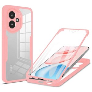 Techsuit - ColorVerse 360 Series + Screen Protector - Honor 400 - Pink KF2351617