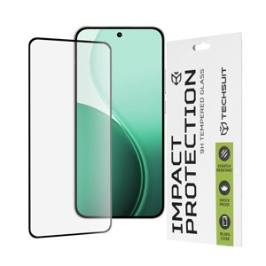 Techsuit - 111D Full Cover / Full Glue Glass - Oppo Reno14 - Black KF2351640
