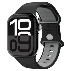 Spigen - Nano Pop remienok pre Apple Watch 1/2/3/4/5/6/7/8/9/10/SE/SE 2 (38/40/41/42 mm) - čierny (Black Sesame) KF2351696