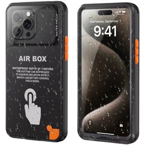 ShellBox - AirBox Waterproof IP68 (6.7 inch) - iPhone 12 Pro Max/13 Pro Max/14 Pro Max/ 15 Pro Max/16 Pro Max/15+/16+ - Black KF2351710