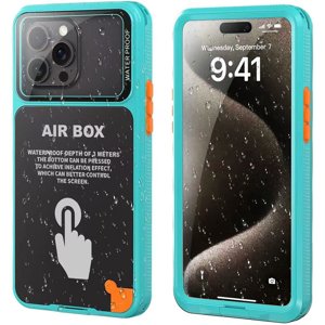 ShellBox - AirBox Waterproof IP68 (6.7 inch) - iPhone 12 Pro Max/13 Pro Max/14 Pro Max/ 15 Pro Max/16 Pro Max/15+/16+ - Blue KF2351711