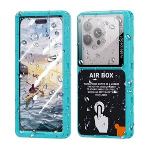 ShellBox - AirBox Waterproof IP68 Case (max. 6.9 inch) - Universal Phone Model (max. 15mm depth) - Blue KF2351713