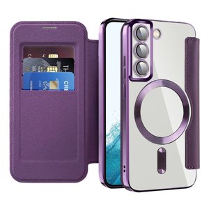 Techsuit - SmartMag Book Case - Samsung Galaxy S22 5G - Purple KF2351913