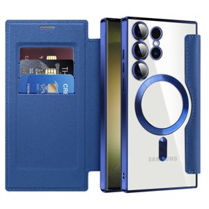 Techsuit - SmartMag Book Case - Samsung Galaxy S23 Ultra - Blue KF2351950