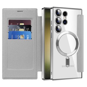 Techsuit - SmartMag Book Case - Samsung Galaxy S23 Ultra - Gray KF2351952