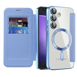 Techsuit - SmartMag Book Case - Samsung Galaxy S23 FE - Light Blue KF2351959
