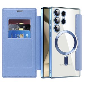 Techsuit - SmartMag Book Case - Samsung Galaxy S24 Ultra - Light Blue KF2351991