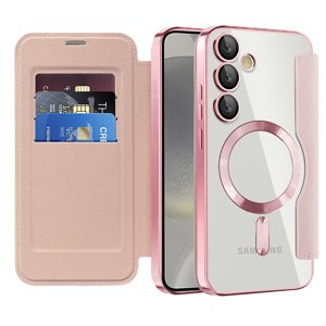 Techsuit - SmartMag Book Case - Samsung Galaxy S24 Plus - Pink KF2351995
