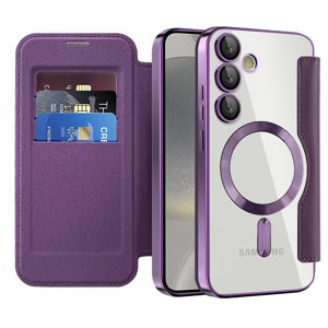 Techsuit - SmartMag Book Case - Samsung Galaxy S24 Plus - Purple KF2352001