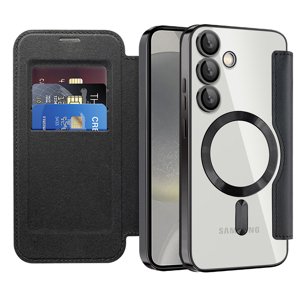 Techsuit - SmartMag Book Case - Samsung Galaxy S24 - Black KF2352002