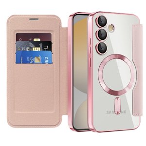 Techsuit - SmartMag Book Case - Samsung Galaxy S24 FE - Pink KF2352027