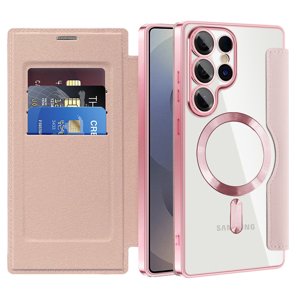 Techsuit - SmartMag Book Case - Samsung Galaxy S25 Ultra - Pink KF2352067