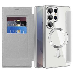 Techsuit - SmartMag Book Case - Samsung Galaxy S25 Ultra - Gray KF2352072