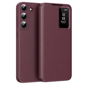 Techsuit - SmartView Series obal pre Samsung Galaxy S22 Plus 5G - červený KF2352145