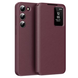 Techsuit - SmartView Series obal pre Samsung Galaxy S23 Plus - červený KF2352169