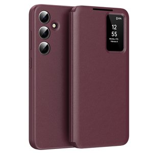 Techsuit - SmartView Series obal pre Samsung Galaxy S25 Plus - červený KF2352235