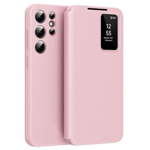 Techsuit - SmartView Series obal pre Samsung Galaxy S25 Ultra - ružový KF2352239