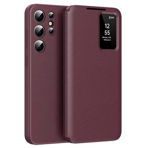 Techsuit - SmartView Series obal pre Samsung Galaxy S25 Ultra - červený KF2352241