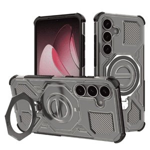 Techsuit - Carbon Shield PRO ochranný obal na Samsung Galaxy S25 Plus - dymovo čierny KF2352749