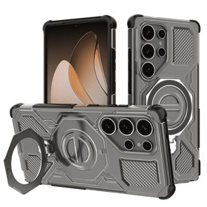 Techsuit - Carbon Shield PRO ochranný obal na Samsung Galaxy S25 Ultra - dymovo čierny KF2352755