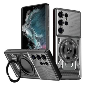 Techsuit - RuggedCam kryt pre Samsung Galaxy S22 Ultra 5G - sivý KF2353051