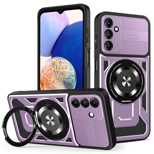 Techsuit - RuggedCam kryt pre Samsung Galaxy A14 4G / A14 5G - fialový KF2353068