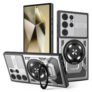 Techsuit - RuggedCam kryt pre Samsung Galaxy S24 Ultra - sivý KF2353079