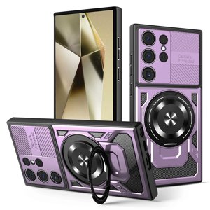 Techsuit - RuggedCam kryt pre Samsung Galaxy S24 Ultra - fialový KF2353080