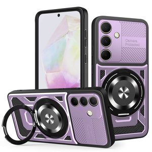 Techsuit - RuggedCam kryt pre Samsung Galaxy A35 5G - fialový KF2353088