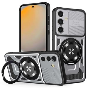 Techsuit - RuggedCam kryt pre Samsung Galaxy S24 FE - sivý KF2353095