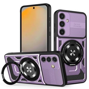 Techsuit - RuggedCam kryt pre Samsung Galaxy S24 FE - fialový KF2353096
