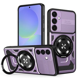 Techsuit - RuggedCam kryt pre Samsung Galaxy A36 5G / A56 5G - fialový KF2353112