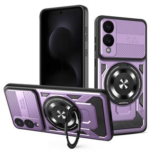 Techsuit - RuggedCam kryt pre Samsung Galaxy S25 Edge - fialový KF2353120