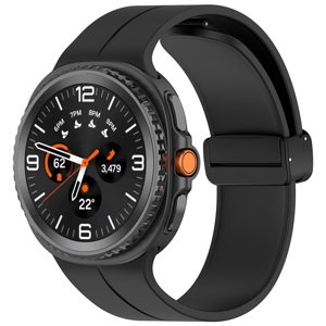 Techsuit - Watchband (W011) - Samsung Galaxy Watch8 40mm/Watch8 44mm/Watch8 Classic - Black KF2353231
